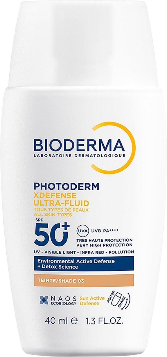 Bioderma XDefense Ultra Fluid SPF50+| Suncare and Urban Protection 40ml (Various Shades) - Shade 03