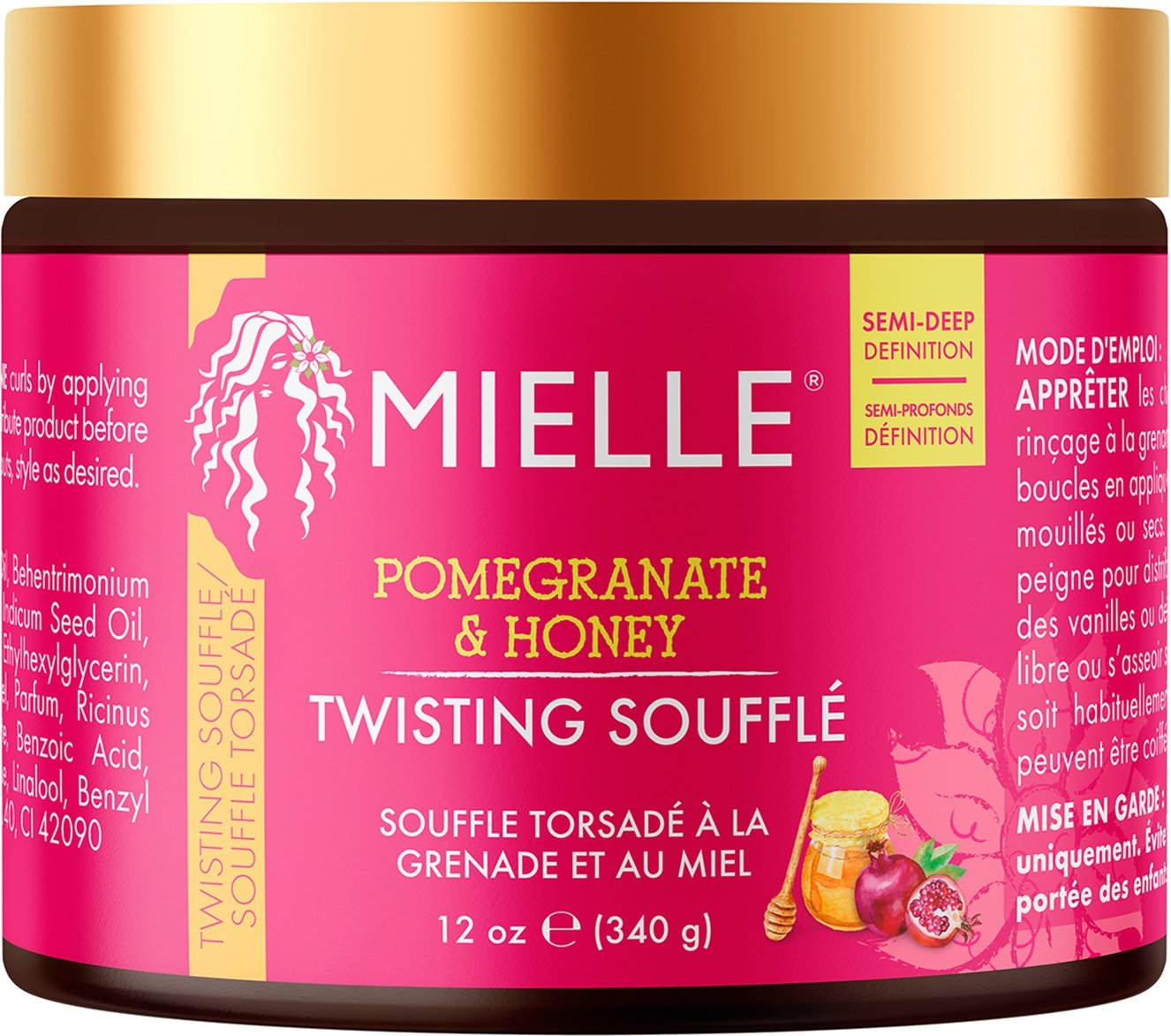 Mielle Organics Pomegranate and Honey Twisting Souffle 340g