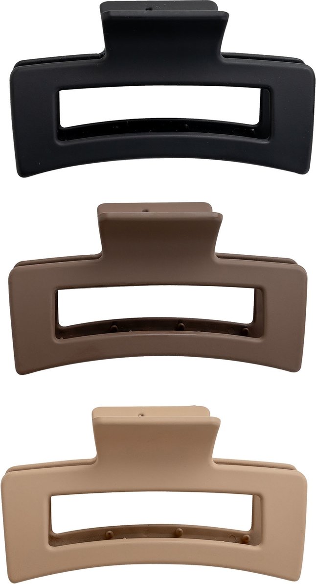 brushworks Classic Claw Clips (3 Pack)