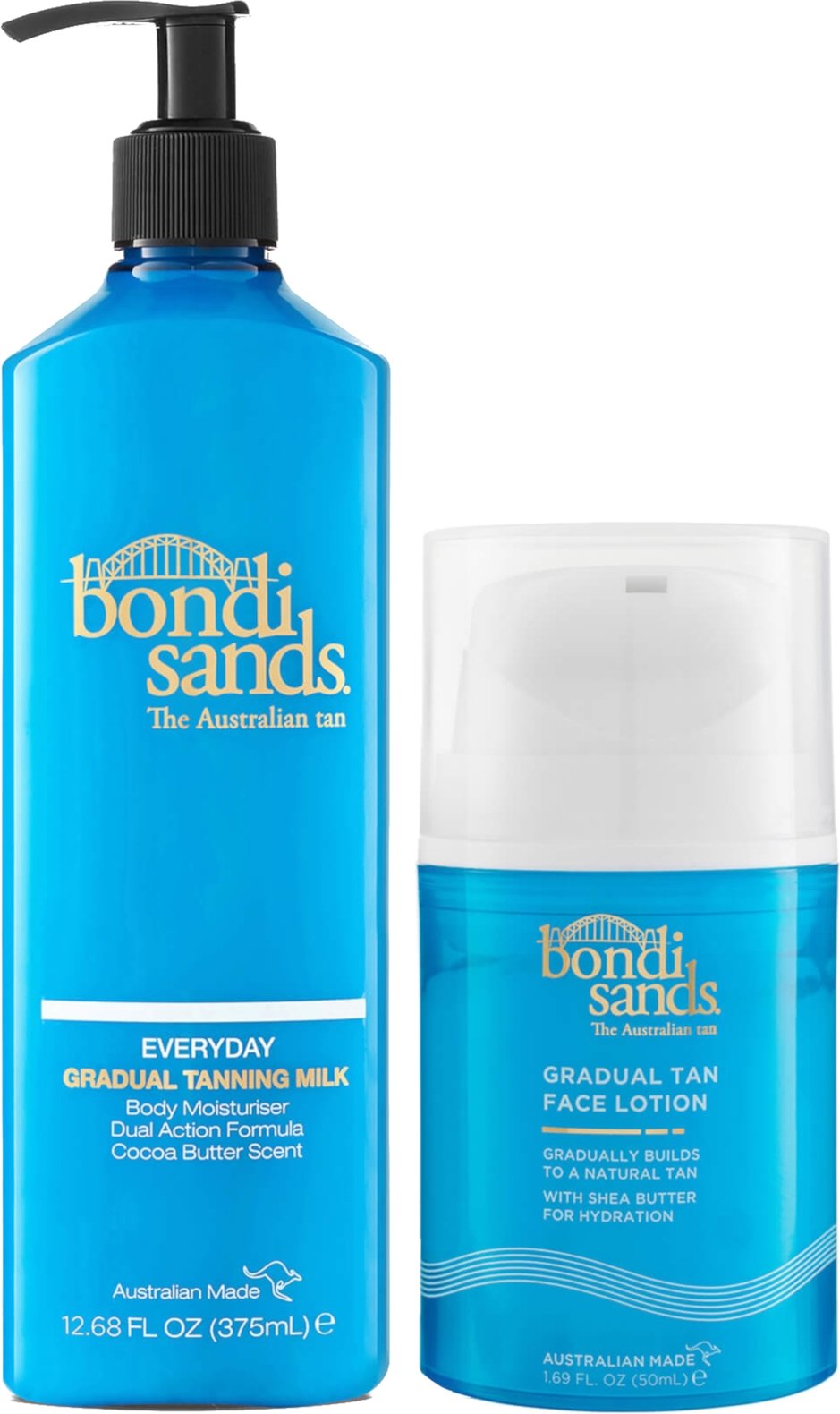 Bondi Sands Gradual Tanning Milk and Gradual Tanning Face Lotion Duo