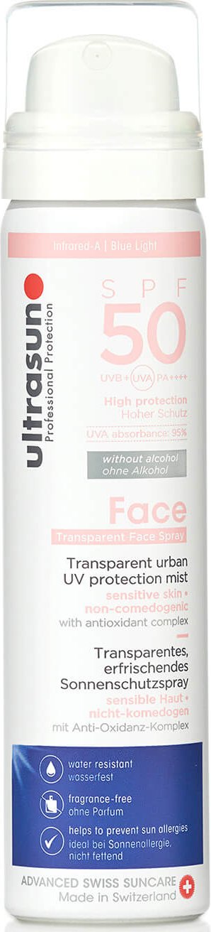 Ultrasun SPF50 UV Face & Scalp Mist 75ml