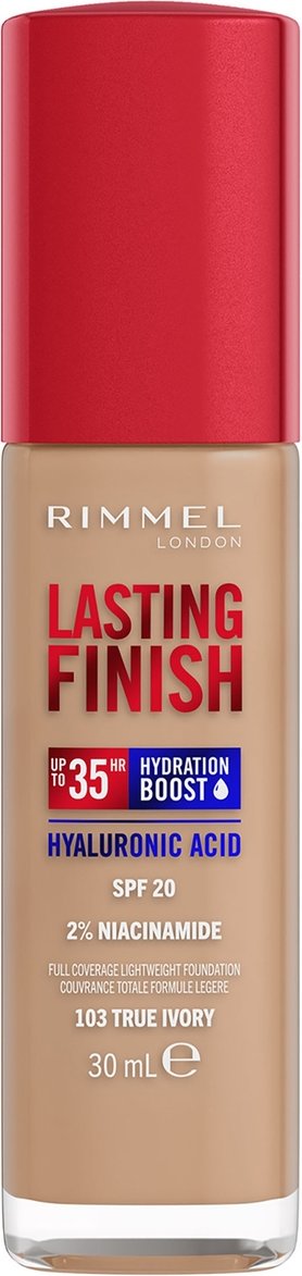 Thumbnail - Rimmel Lasting Finish 35Hr Foundation 30 ml (Verschiedene Farbtöne) - 103 True Ivory