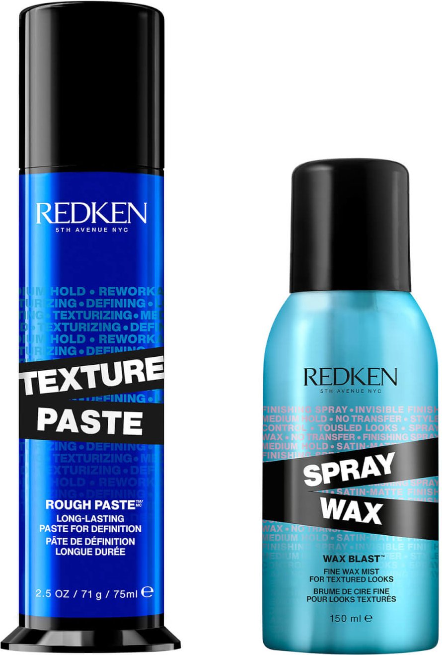Redken Styling Texture Paste and Spray Wax Bundle