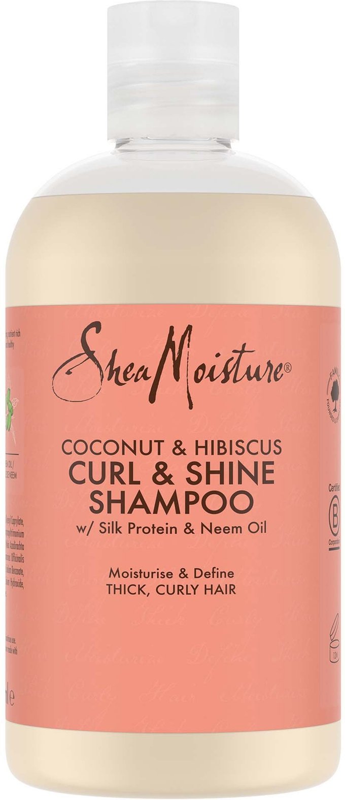 Shea Moisture Coconut & Hibiscus Curl & Shine Shampoo 379 ml