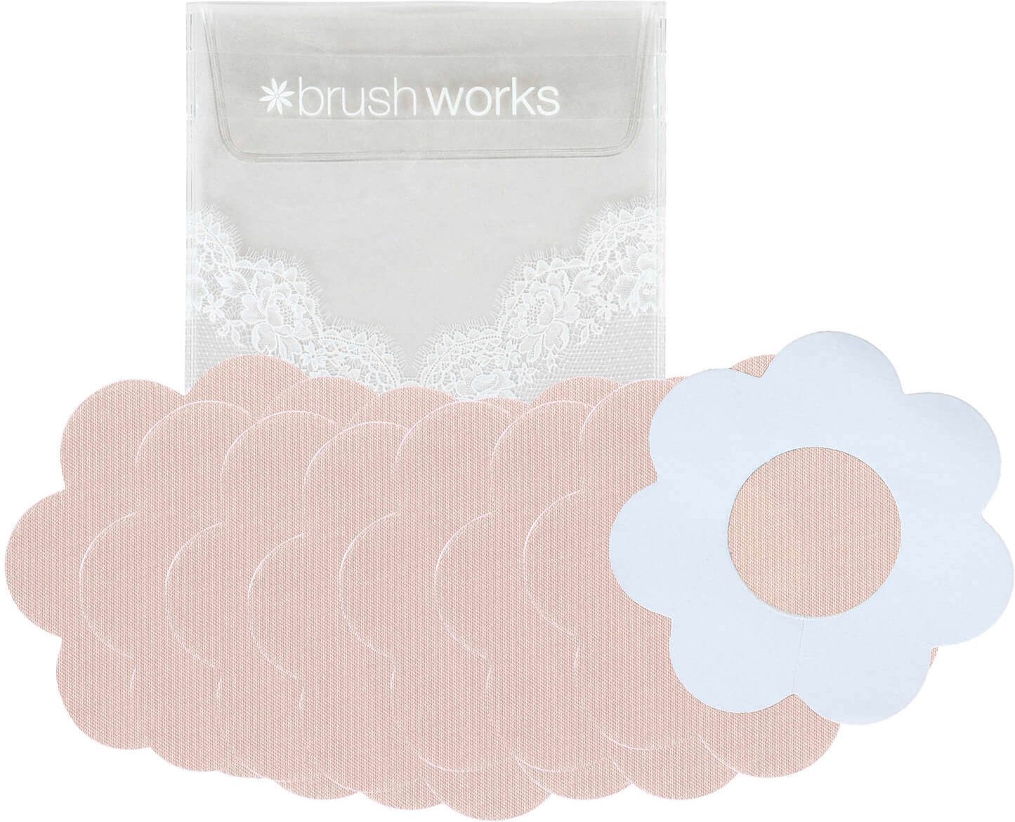 brushworks Satin Petal Nipple Covers