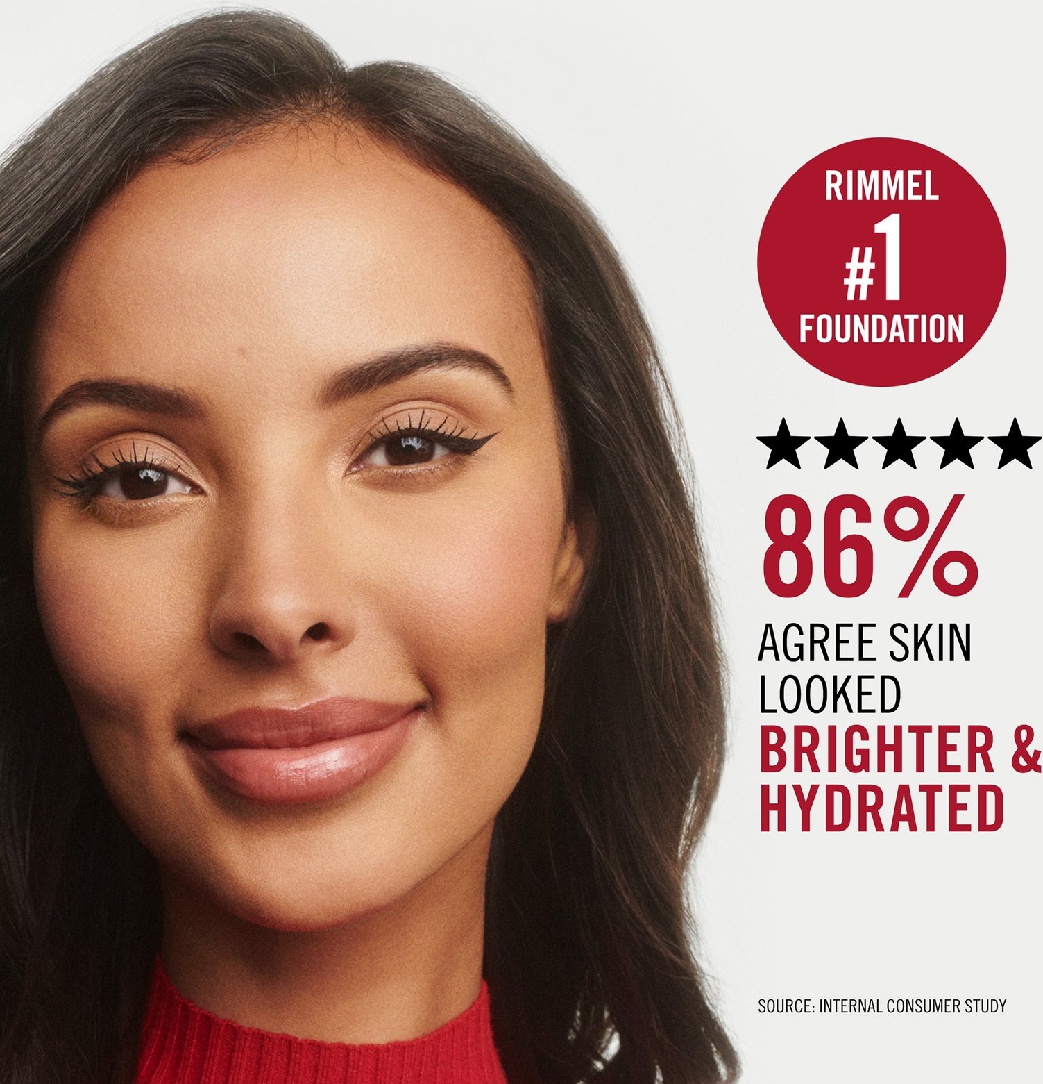 Rimmel Lasting Finish 35Hr Foundation 30 ml (Verschiedene Farbtöne) - 430 Deep Olive