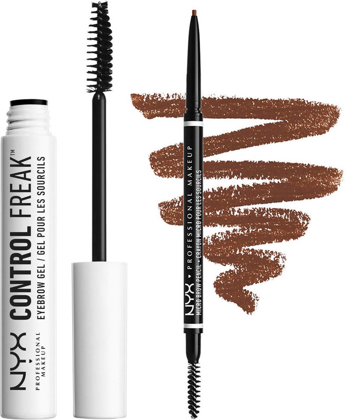 NYX Professional Makeup Tame and Define Brow Duo (verschiedene Farbtöne) - Black
