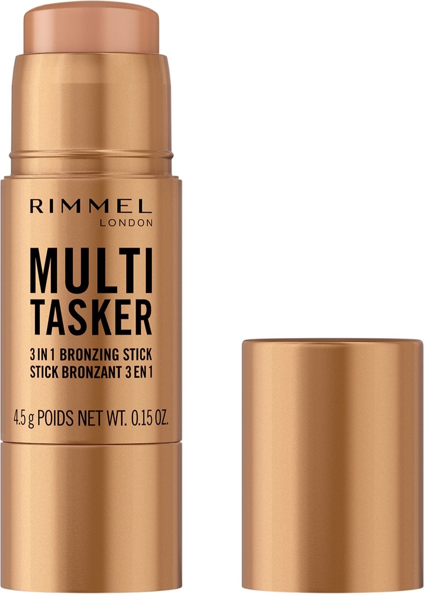 Rimmel Multi-Tasker Bronzer & Highlighter Stick 30ml (Various Shades) - Bold Bronze