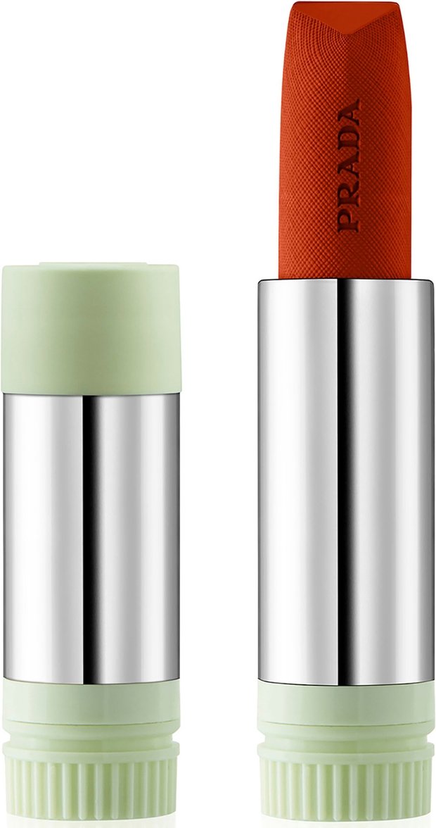 Prada Hyper Matte Rouge Lipstick Refill 3.8g (Various Shades) - O77 - Arancio