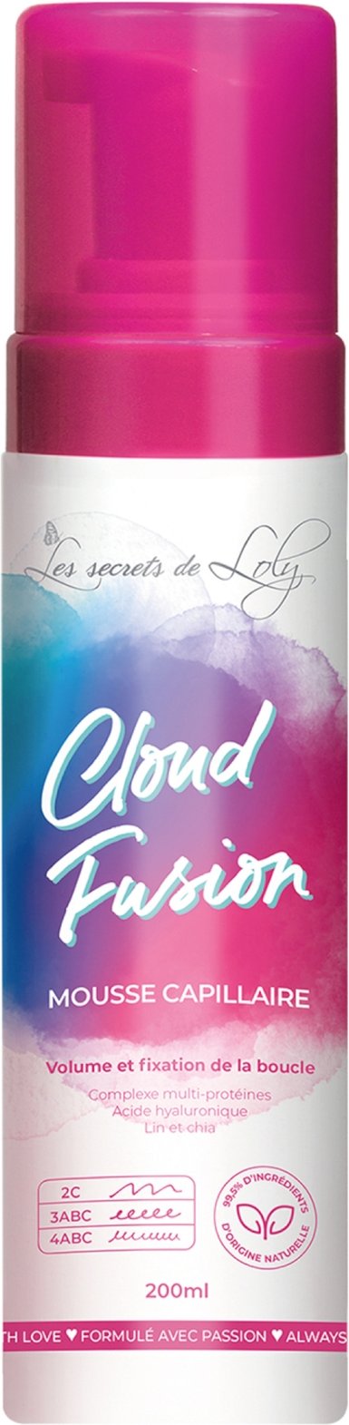 Les Secrets de Loly Cloud Fusion Haarschaum 200 ml