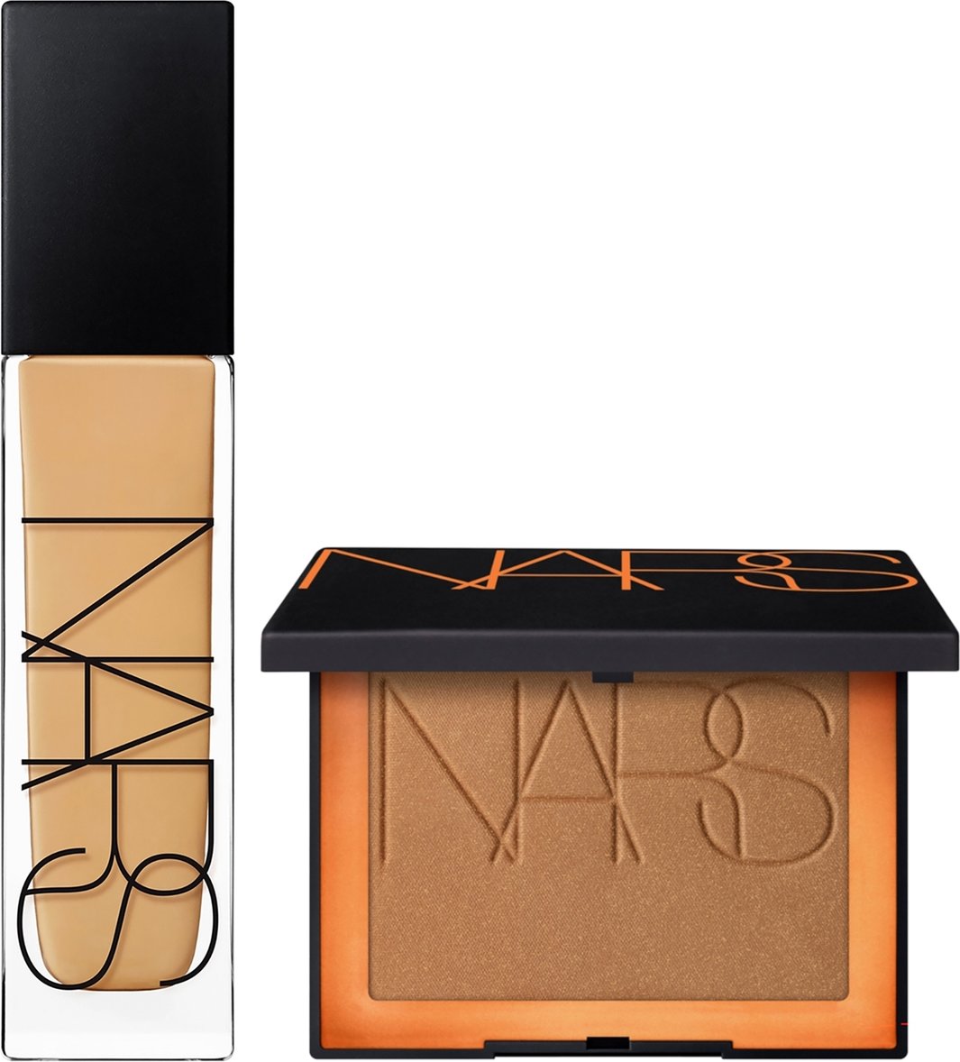 NARS Natural Longwear Foundation 30ml and NARS Laguna Bronzing Powder 2.8g (Various Shades) - Stromboli