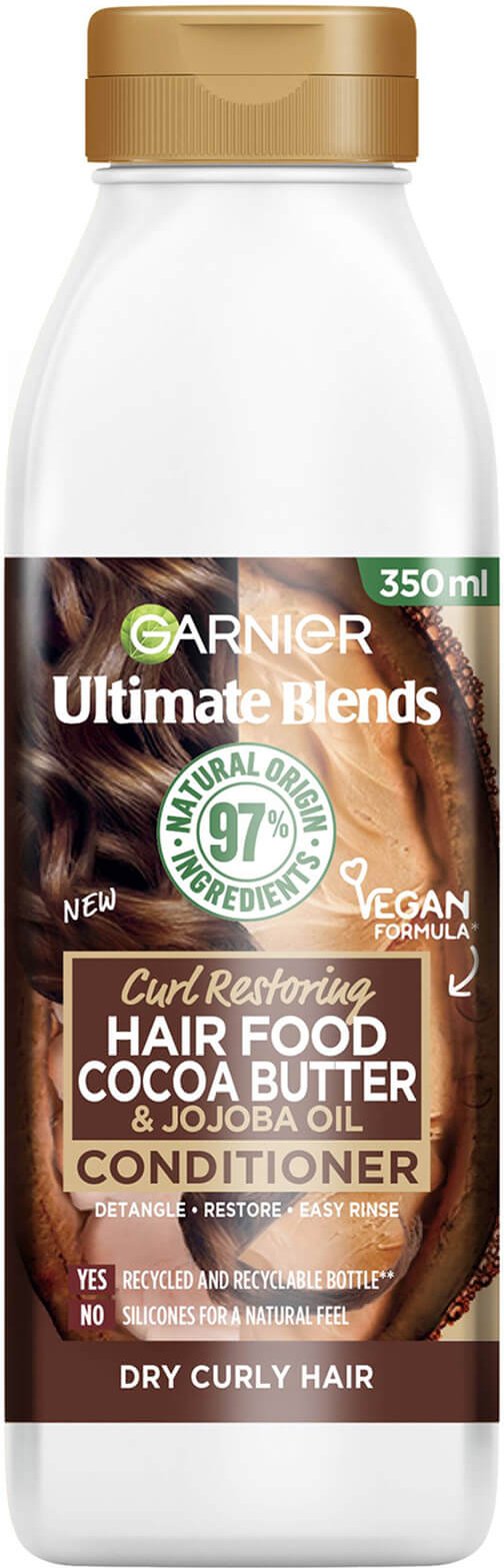 Garnier Ultimate Blends Kakaobutter Spülung für Trockenes, Lockiges Haar 350 ml