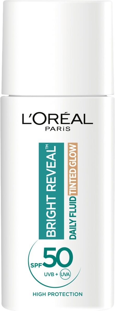 L'Oréal Paris Daily Fluid Tinted Glow SPF 50+ 50ml (Various Shades) - Bronze Glow