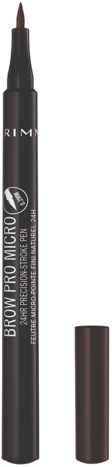 Rimmel Brow Pro Micro 24HR Precision-Stroke Pen 1ml (Various Shades) - 004 Dark Brown