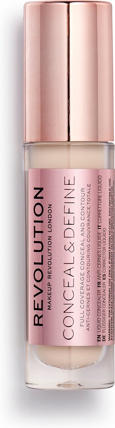 Makeup Revolution Conceal & Define Concealer (Verschiedene Farbtöne) - C0.1
