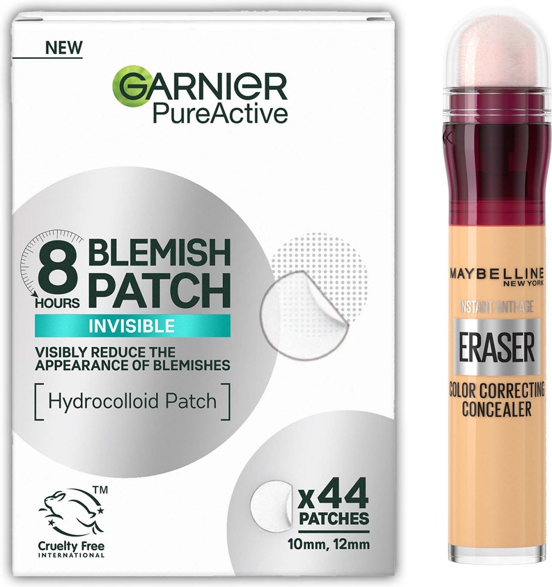 Garnier x Maybelline Patch & Conceal Bundle (Various Shades) - 06 Neutraliser