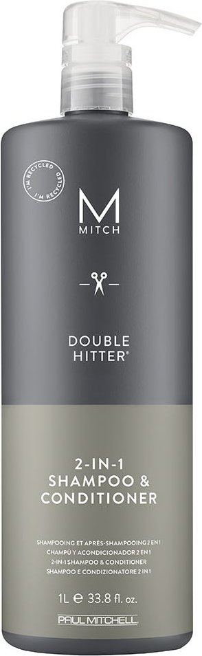 Paul Mitchell Mitch Double Hitter Shampoo & Conditioner 1000 ml