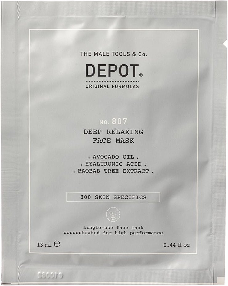 DEPOT 807 Deep Relaxing Face Mask Box 12 x 13 ml