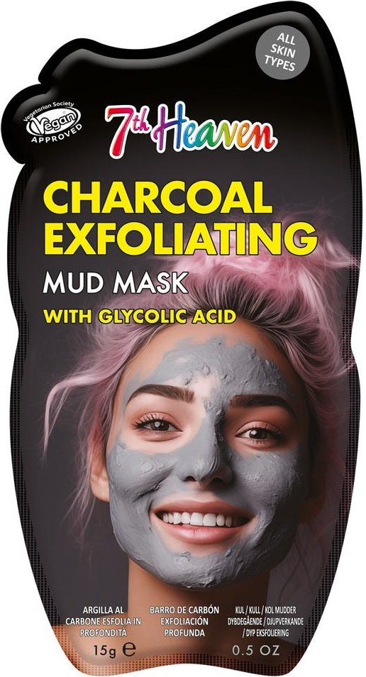 7th Heaven Charcoal Mud with Glycolic Acid 15 g
