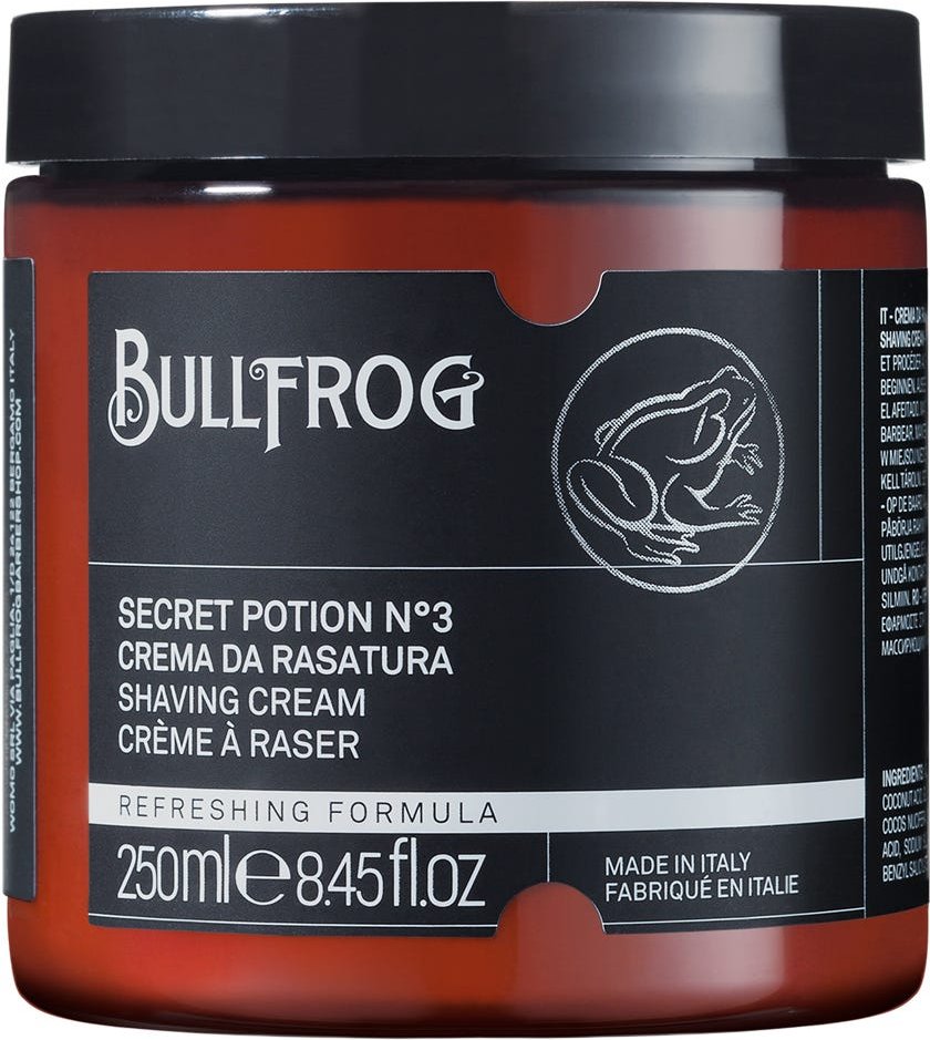 Bullfrog Shaving Cream Secret Potion N. 3 250 ml