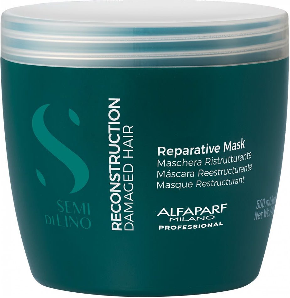 Thumbnail - ALFAPARF MILANO Semi di Lino Reconstruction Reparative Mask 500 ml