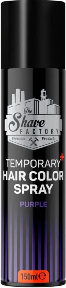 The Shave Factory Temporary+ Hair Color Spray Purple 150 ml