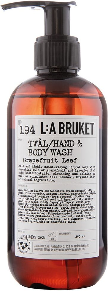 L:A BRUKET No. 194 Hand&Body Wash Grapefruit Leaf 240 ml