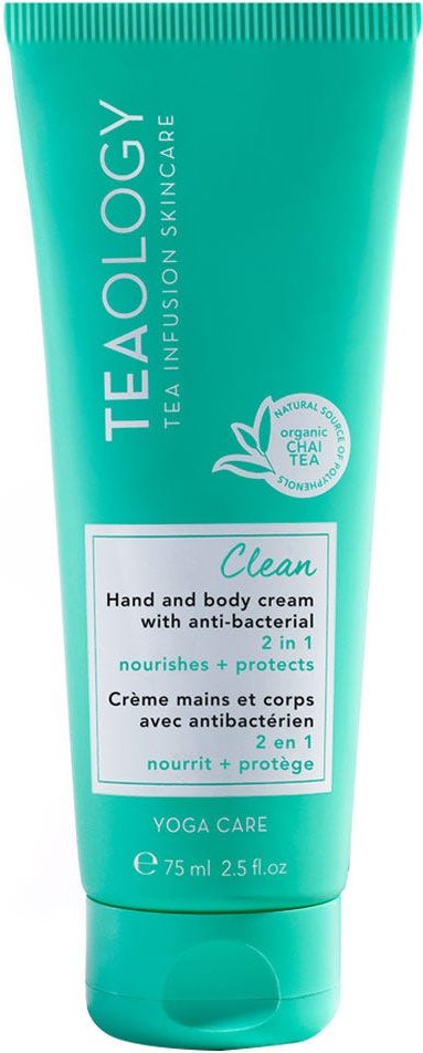 Teaology Yoga Care Clean Hand & Body Cream anti-bacterial 75 ml