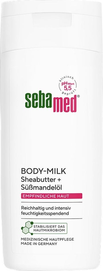 sebamed Body Milk mit Sheabutter Sümandelöl 200 ml