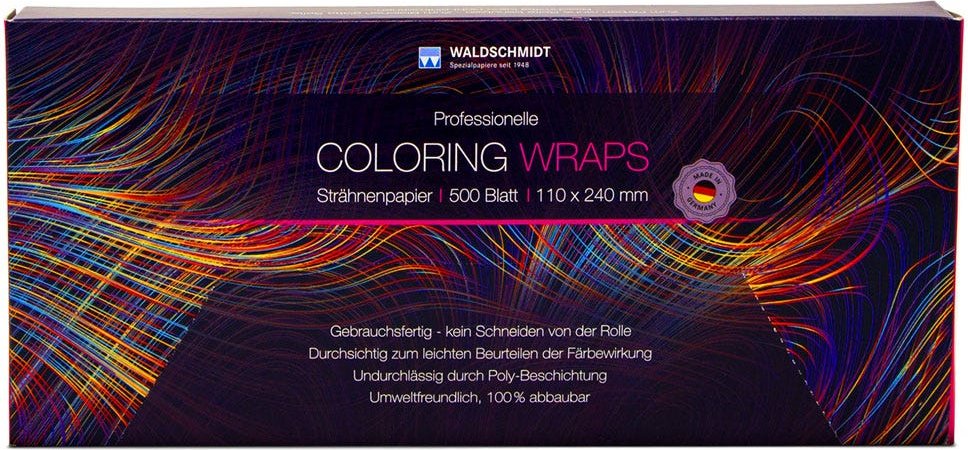 Waldschmidt Coloring-Wraps Strähnenpapier 240x110 mm
