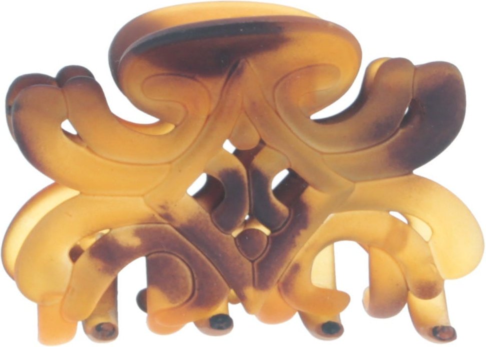 Solida Haarklammer braun matt medio