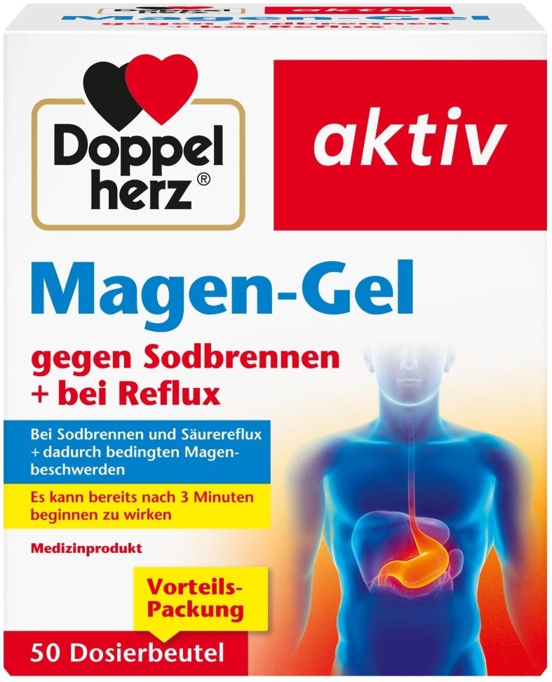Doppelherz Magen-Gel gegen Sodbrennen + bei Reflux 50 Stück
