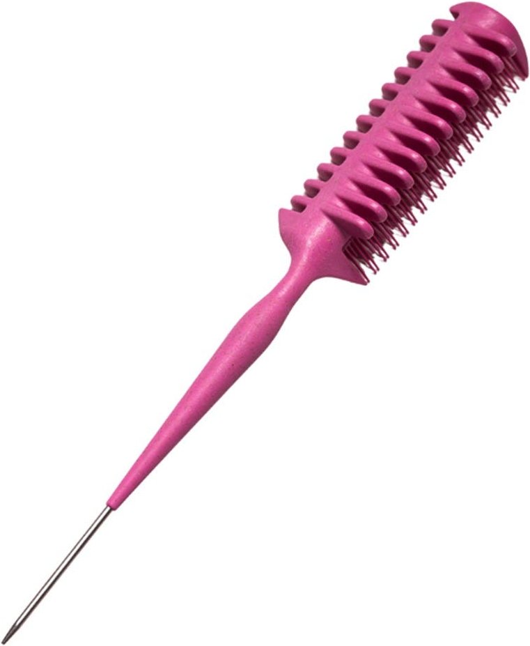 Curl Bites Curl Clump Precision Comb Pink