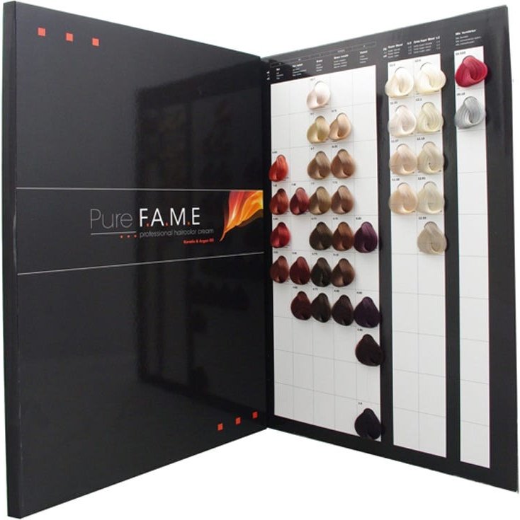 Pure Fame Farbkarte 72 Nuancen