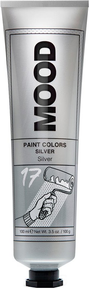 MOOD Paint Colors Silver 100 ml