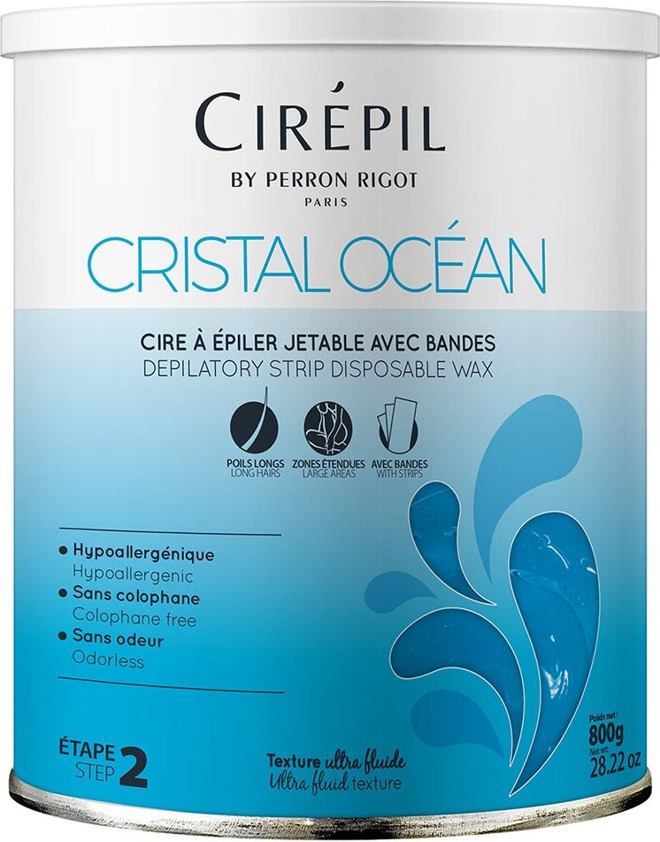 Perron Rigot Strip Wax Cristal Océan Hypoallergenic 800 g
