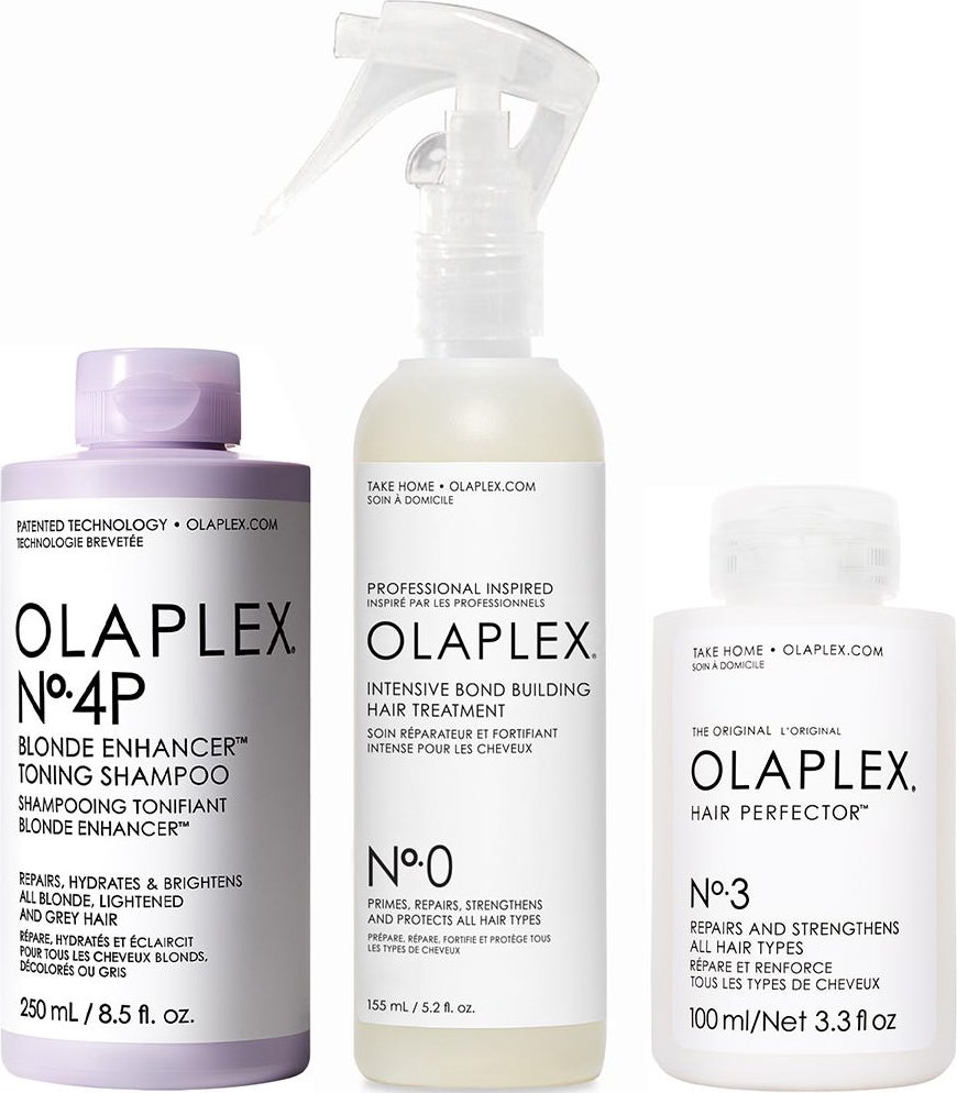 Olaplex Bundle No. 4-P + No. 0 + No. 3
