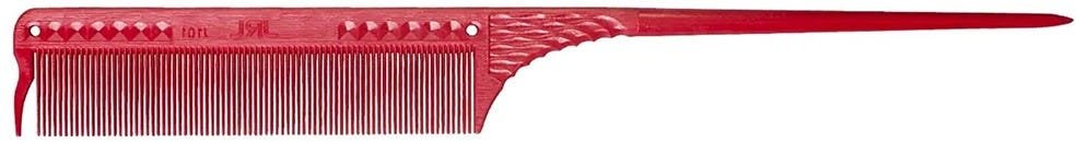 Thumbnail - JRL Professional Fine Teeth Tail Comb 8.5" red