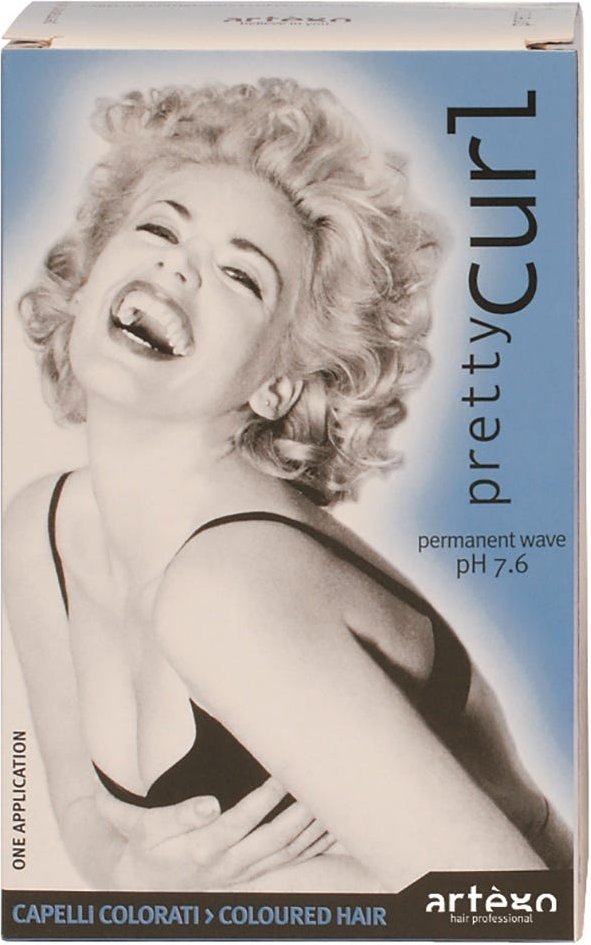 Artego Pretty Curl Set No.1S wiederspenstiges Haar Alkalische Dauerwelle Perm Lotion + Neutralizer