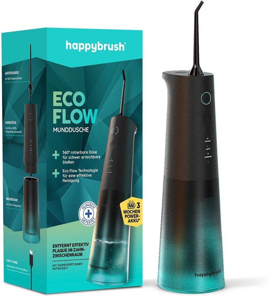 Happybrush StarterKit Eco Flow Munddusche