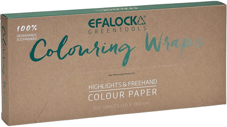 Efalock GREENTOOLS Coloring Wraps 110 x 240 mm