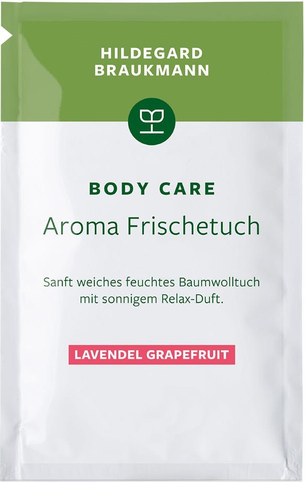 Hildegard Braukmann Body Care Aroma Frischetücher Lavendel Grapefruit 10er