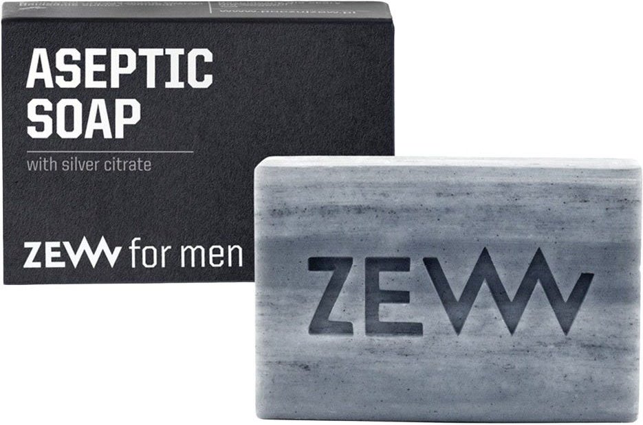 ZEW for Men Aseptic Soap with Colloidal Silver 85 ml
