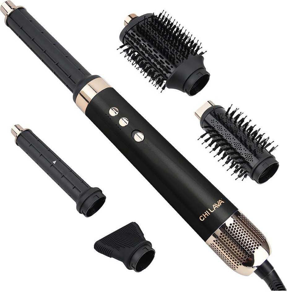 CHI Lava Air Glam Volcanic Multi Styler Black