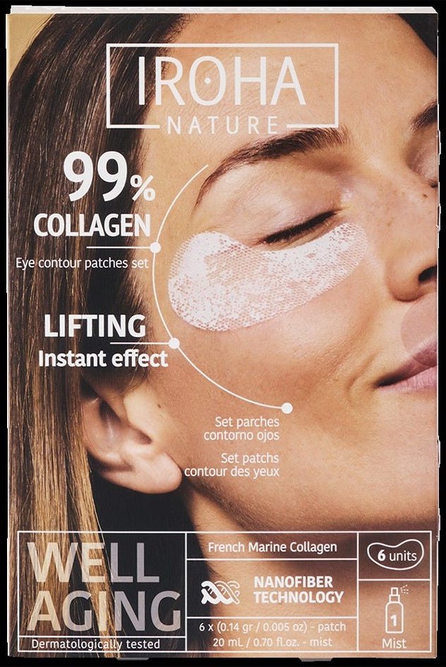 Iroha 99 % Collagen Eye Contour Patches Set
