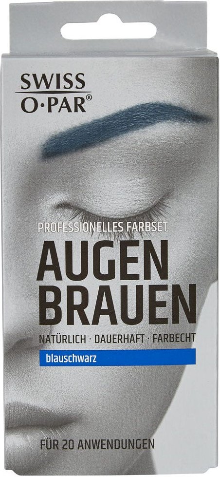 Swiss O-Par Augenbrauenfarbe Set blauschwarz