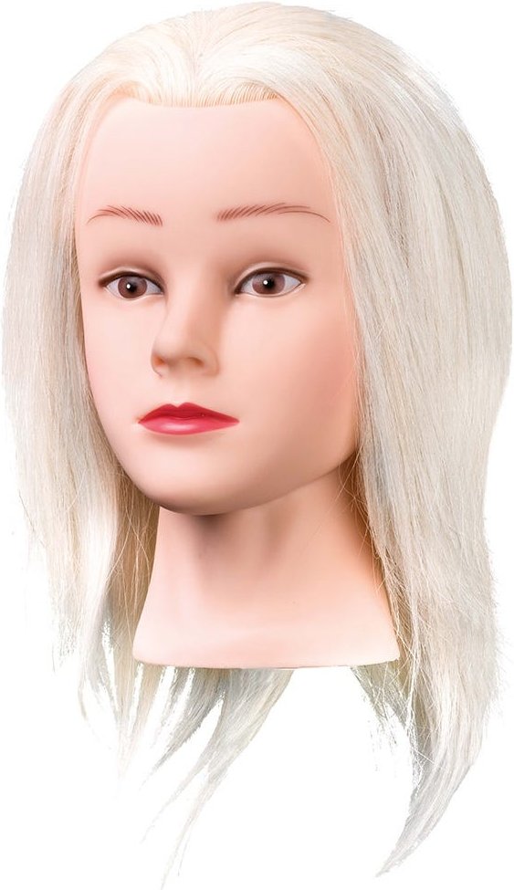 Comair Übungskopf Mary 25 cm weißes Haar