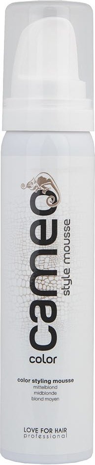 LOVE FOR HAIR Professional cameo color style mousse mittelblond 75 ml