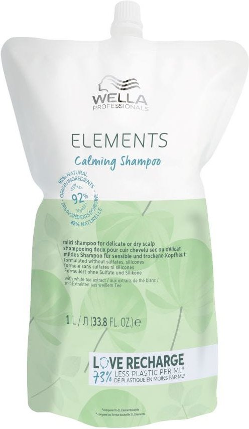 Wella Professionals Care Elements Calming Shampoo Nachfüllpackung 1000 ml