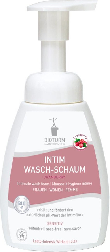 BIOTURM Intim Wasch-Schaum Cranberry 250 ml